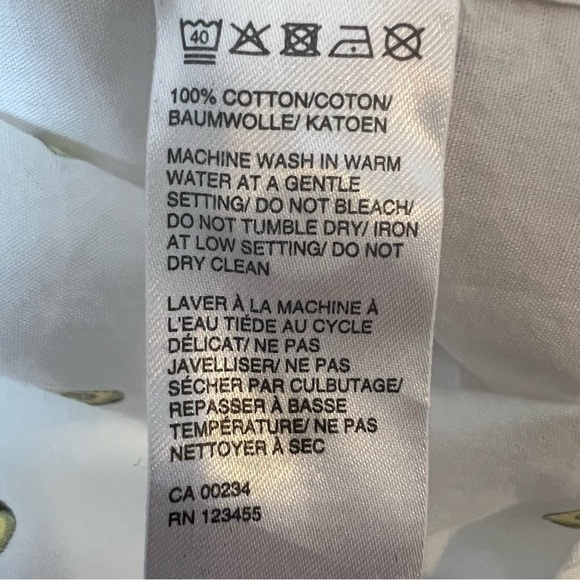 NTW Black Brown Cotton White Avocado Short Sleeves Button Down Shirt Size XXL - Picture 8 of 9